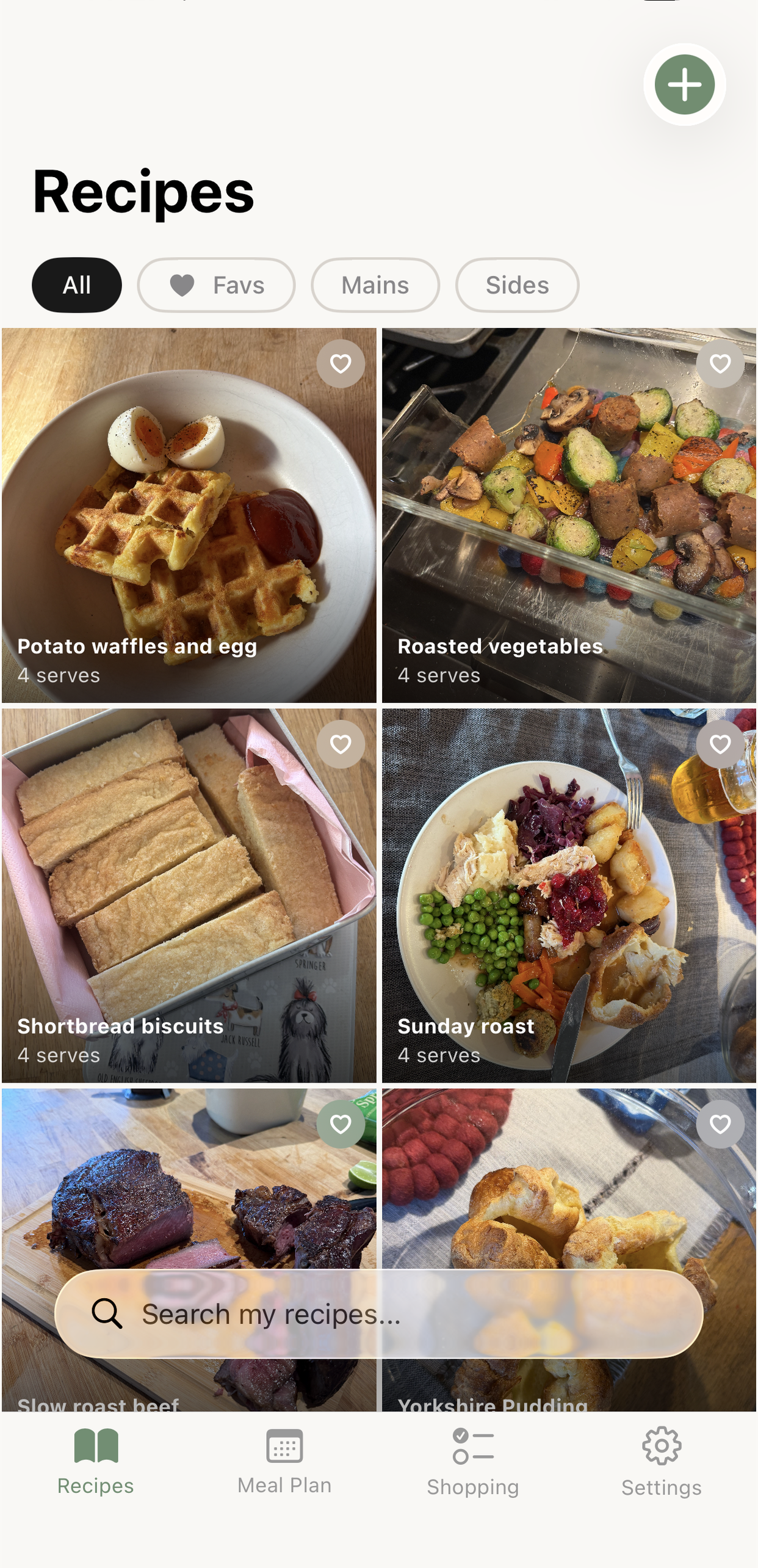 STOCK Recipe Library — save recipes from anywhere